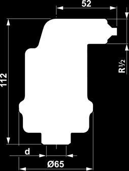 de artigo 5755 5756 Material Latão onexão 20 (KRV para u 22) Local de montagem, posição as imediações do colector, horizontal (com montagem do coletor paralela) as imediações
