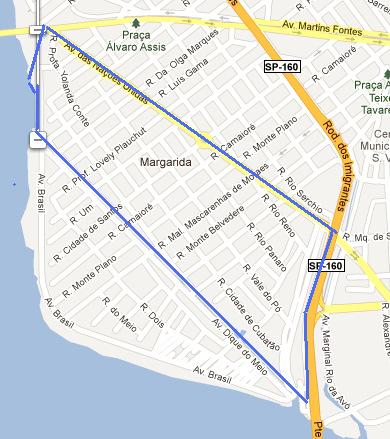 Figura 1- Mapa do bairro Vila Margarida Bairro Vila Valença O bairro Vila Valença possui 5.906 pessoas residentes, com 2.435 domicílios particulares permanentes e área de 450 Km² aproximadamente.