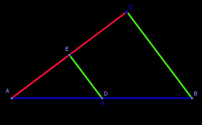 Critérios de semelhança 2 Critério - LAL (lado/ângulo/lado): Se as medidas de dois dos lados de dois triângulos são