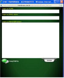 Chat On-line: utilize esta opção para tirar rapidamente suas