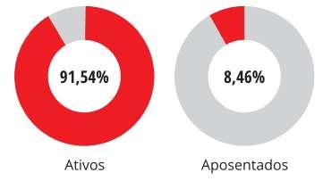 Distribuição por Participantes e Assistidos Fonte: