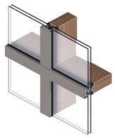 SPINAL Um design com múltiplas estéticas Grandes dimensões Concebida sobre a base de um módulo de 62 mm e com um sistema de montagem patenteado, a fachada SPINAL