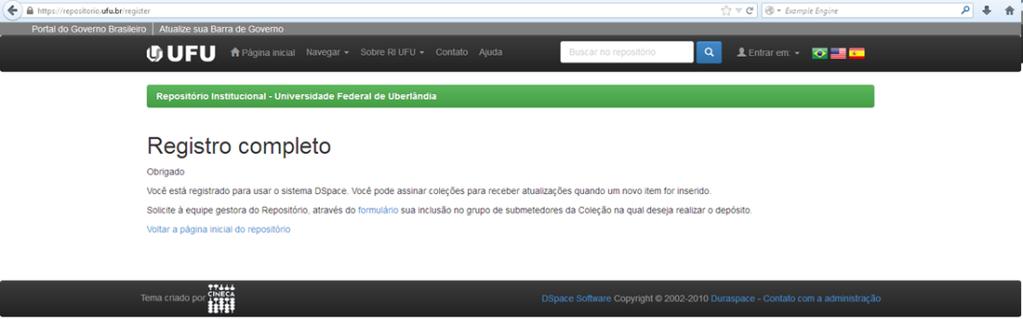 8. Você será redirecionado para o formulário abaixo. Preencha todos os campos pertinentes a sua categoria e clique em 9.