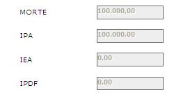 Definição do Cálculo para determinação do Capital Segurado Total: Qtd.