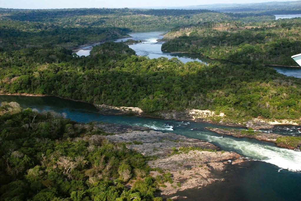 4.4 Mato Grosso O Estado do Mato Grosso possui uma área total de 903.357 km², com 60% de remanescentes florestais e um número considerável de áreas protegidas.