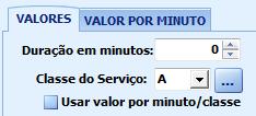 Opção: Começa com Encontra a primeira palavra do texto. Opção: INCLUIR INATIVOS Quando marcada, aparecerão os serviços marcados como INATIVOS.