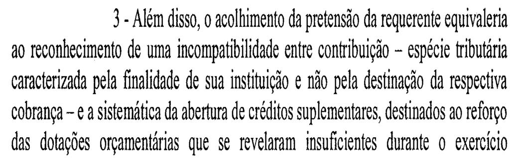 VOTO VENCIDO Trecho do voto da