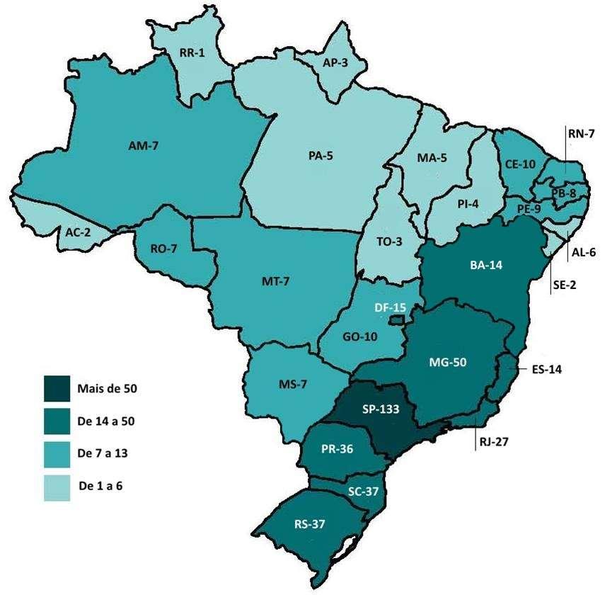 CURSOS DO PARANÁ: 5 PÚBLICOS: UFPR UTFPR UNILA UEL UEM 31 PRIVADOS: Cascavel (3) Cianorte (1) Curitiba (6) Foz do Iguaçu (2) F.
