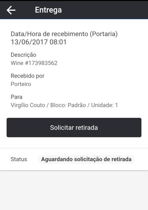 Entregas Para consulta, tocar em: Apenas