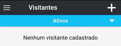 VISITANTES Visitantes para adicionar.