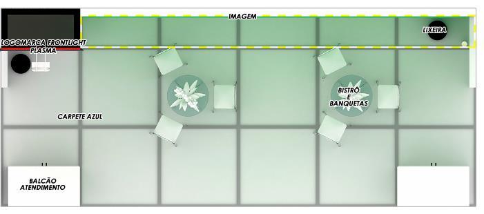 ESTANDE DE 15mA Logo 0,99m x 0,50m Lona 4,95m x 2,62m ESTANDE DE 22,5m Logo 0,99m x 0,50m Lona 7,92m x 2,62m PROVIDÊNCIAS