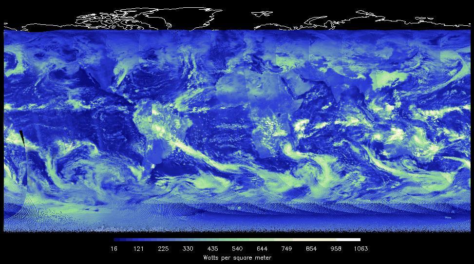 Clouds and the Earth's Radiant Energy System - CERES 3-channel radiometer,