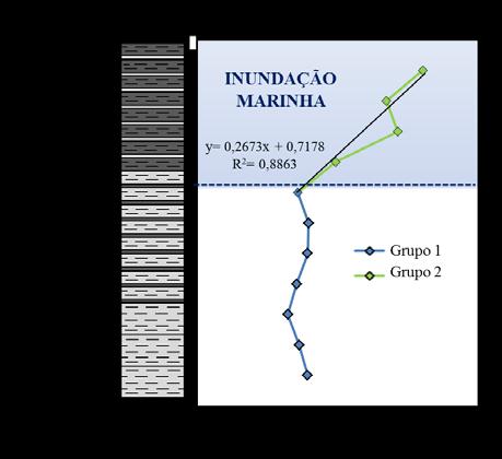 57 Segundo Volk et al. (2005) a razão TR19/(TR19+TR23) é um indicador da origem da matéria orgânica.