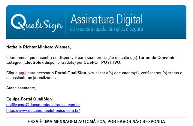 E-mail Após seu cadastro, você receberá um segundo e-mail,