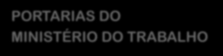 PORTARIAS DO MINISTÉRIO DO TRABALHO PORTARIA 268, 21/02/2013 CERTIFICAÇÃO DIGITAL PORTARIA 02, 22/02/2013