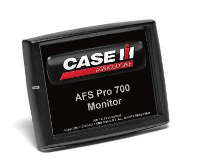 Monitor AFS Pro 700: O monitor AFS Pro 700 possui tela de toque e permite acompanhar o progresso da colheita e obter, instantaneamente, detalhes da produção 2.