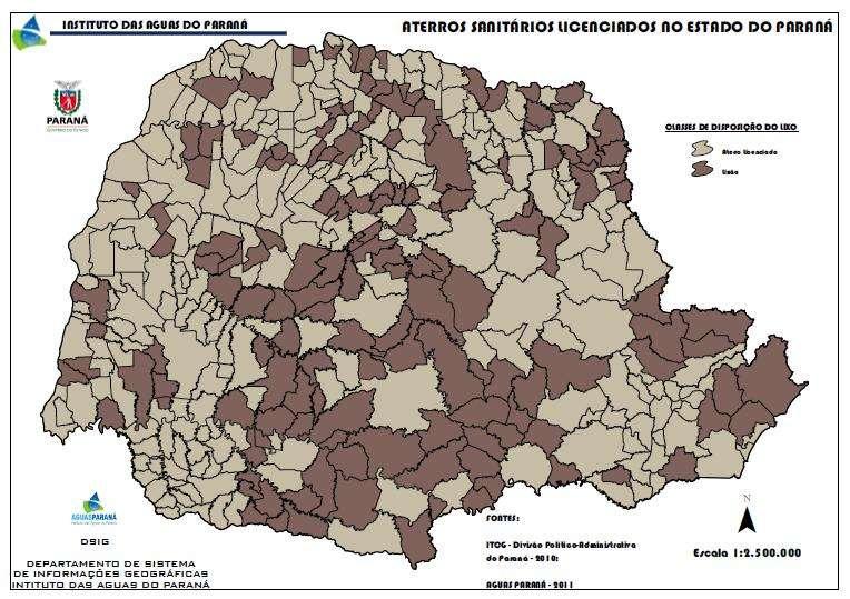 MAPA GEOGRÁFICO ATERROS