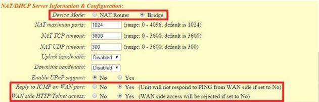 selecione YES; Agora altere a porta de conexão ethernet do HT-503, retirando da porta LAN e conectando através da WAN.