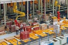 Integra os processos de abastecimento das linhas de produção com a armazenagem de produtos e sua posterior expedição.