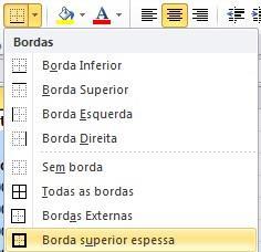 Você pode utilizar a janela de formatação como vimos antes, como pode também no