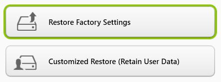 Recuperação - 29 Recuperar a partir do Windows Inicie Acer Recovery Management: A partir de Iniciar, introduza Recovery e depois clique em Acer Recovery Management na lista de aplicações.