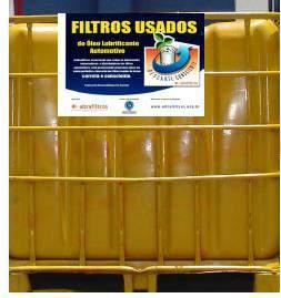 filtro do óleo lubrificante