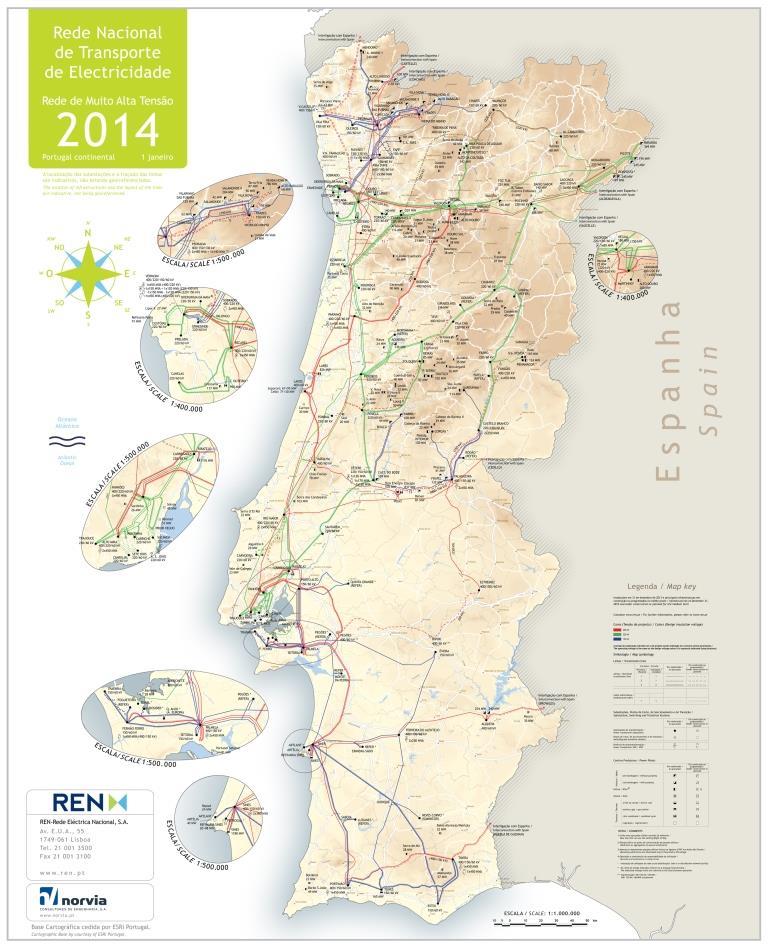 220 kv POCINHO ALDEADÁVILA 1 POCNHO ALDEADÁVILA 2 POCINHO SAUCELLE Figura 1 MAPA DA REDE