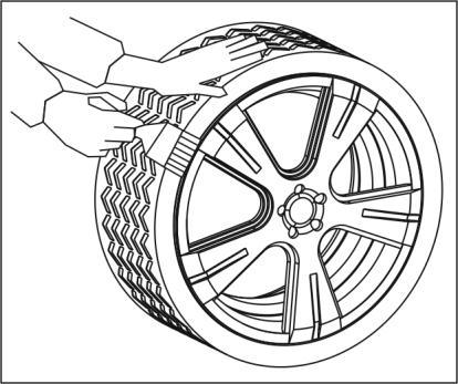 POSICIONAMENTO DA FERRAMENTA (Bico-de-Pato) -Liberar a ferramenta através da válvula de travamento (fig. 11, A). -Posicionar a ferramenta rente à borda do aro (fig.