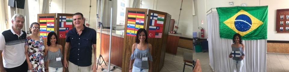 NOVA INTERCAMBISTA Maria Beatriz do Val será a próxima jovem a ser enviada para o Programa de Intercâmbio de Jovens do Rotary International, por meio de nosso Clube.