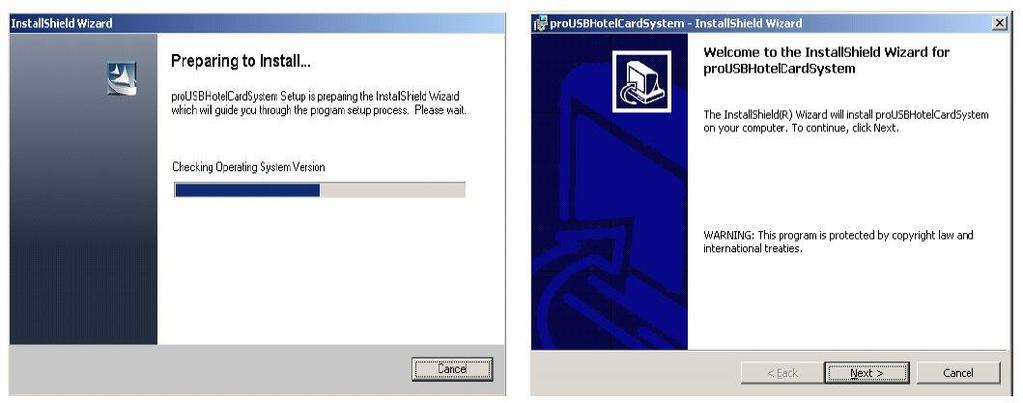 O software incorpora uma interface gráfica que permite uma fácil instalação, deverá seguir as recomendações