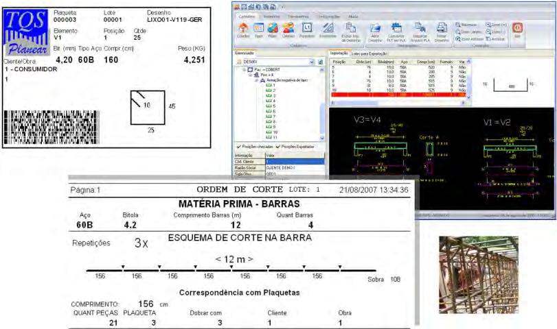 Gerenciamento, produção e controle das