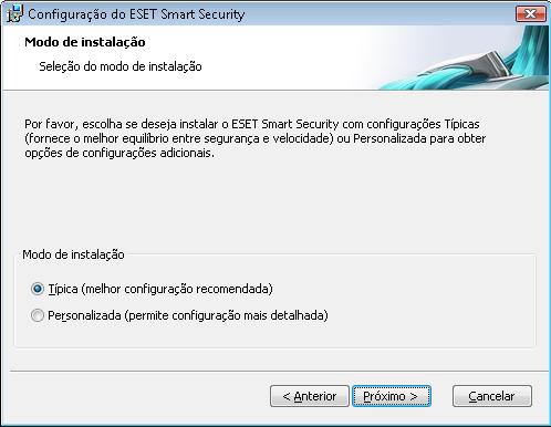 2. Instalação Após a compra, o instalador do ESET Smart Security pode ser obtido através de download no site da ESET. Ele é fornecido como um pacote ess_nt**_***.