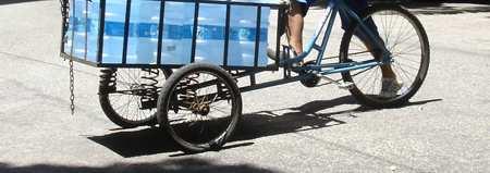 bicicleta em Copacabana são para entregas, logo, considerando os demais 62% de