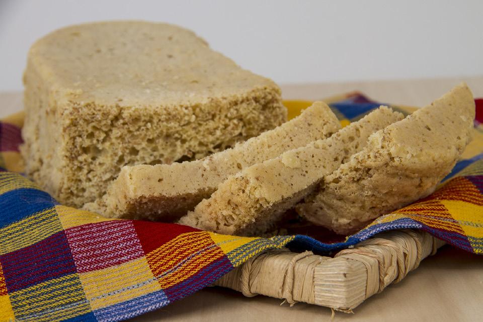 Panificação funcional, integral e zero açúcar 2 Pão integral DURABILIDADE: aproximadamente 4 dias ou 90 dias refrigerado 1 xícara (chá) de trigo para quibe 1 xícara (chá) de água levemente morna 50 g