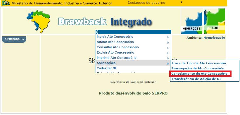 3. Exclusão, Cancelamento e Vencimento de Ato Concessório O cancelamento