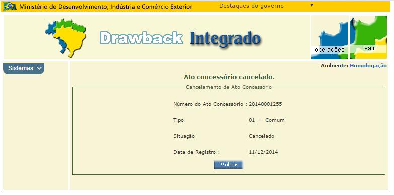 o tipo, situação, data de registro e data de validade atual do AC e o