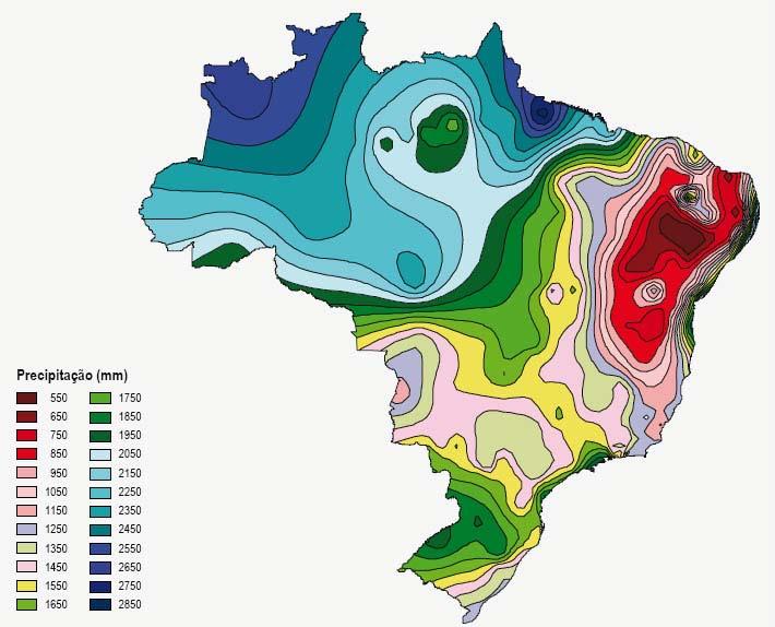 O clima do Brasil nas suas diferentes escalas Escala espacial (média anual) Escala Temporal Escala sazonal Escala anual e decadal