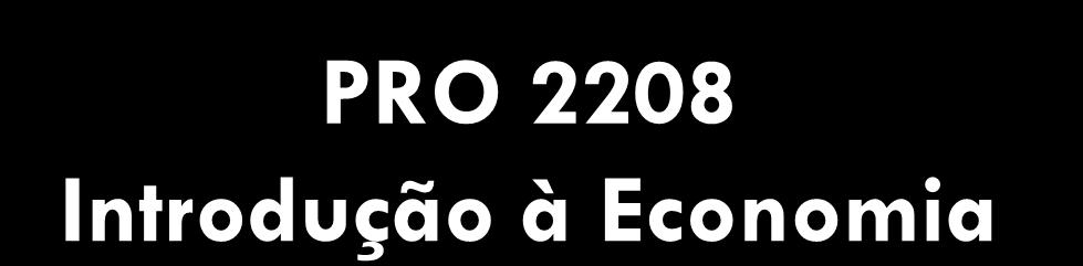 Introdução à Economia Aula 10 Competição