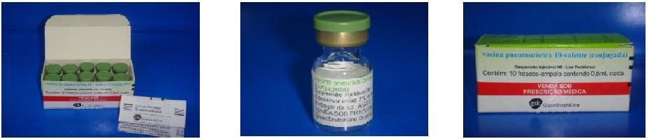 8 - Vacina Pneumocócica: A vacina pneumocócica 10-valente é constituída por 10 (dez) sorotipos de pneumococos (1, 4, 5, 6B, 7F, 9V, 14, 18C, 19F, 23F) e conjugada com a proteína D de Haemophilus