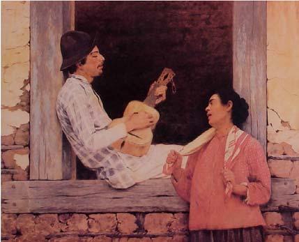 Em relação a pintura Tiradentes esquartejado 52 (Figura 5), Américo recebeu duras críticas pela representação, considerada um culto ao horror.