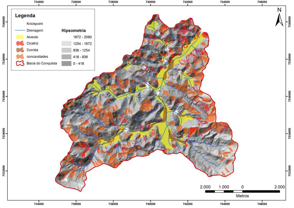 5 é mostrado o mapa elaborado pelo grupo de pesquisa Morfo TEKTOS da PUC-Rio que detalha a morfologia da região, em