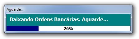 /Baixa para indicar a data da baixa desses pagamentos, se tudo estiver correto com o cadastro do Convênio as informações do Banco, Número do Convênio e Tipo de Layout será exibido a tela como mostrar