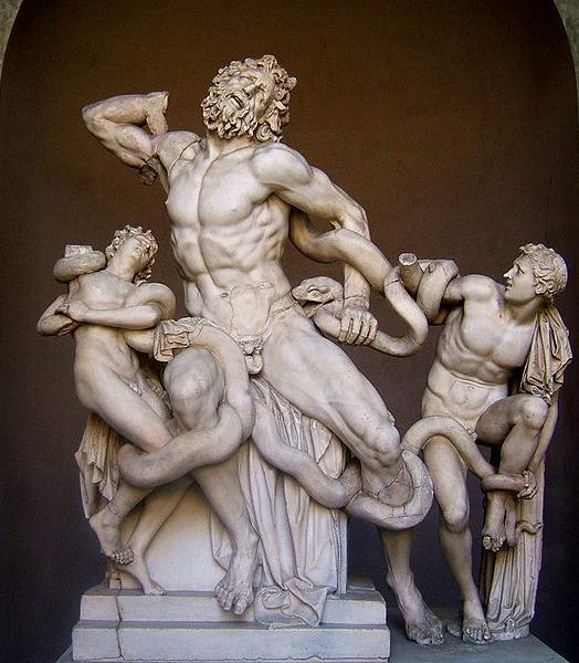 Escultura Helenística: Laocoonte Mámore Anos 42 e 20 a. C.