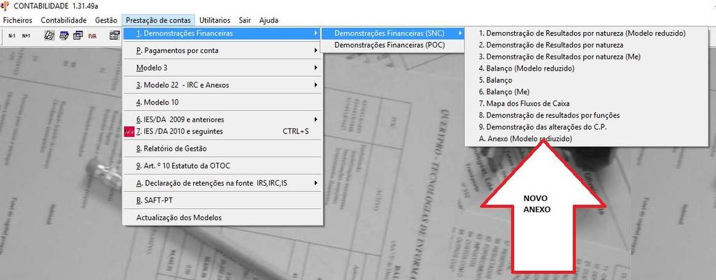 11 Novas Demonstrações Financeiras - Portaria n.º 220/2015. Na sequência da publicação do Decreto -Lei n.