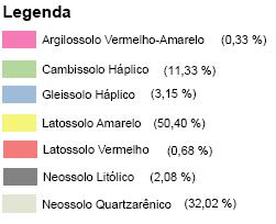 As partes mais baixas ocorrem a leste e estão associadas à presença