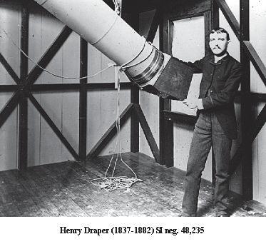 Draper, de Harvard, fotografou o primeiro espectro de
