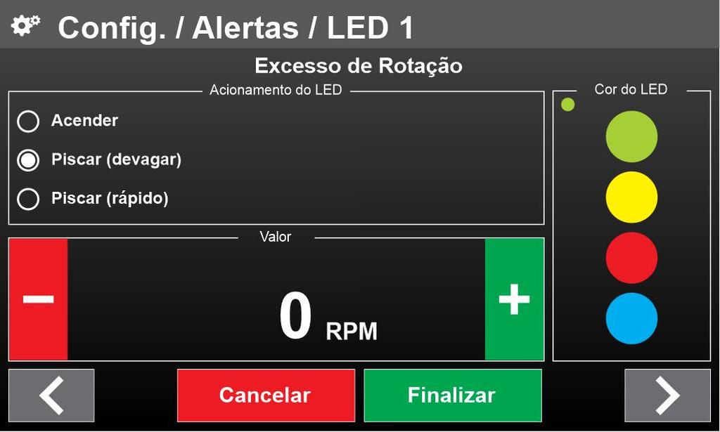 Para salvar as configurações clique no botão Finalizar, ou para