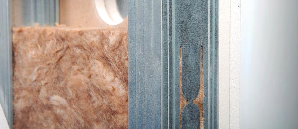 07 GAMA ULTRACOUSTIC Ultracoustic é a gama de lã mineral de altas prestações acústicas da Knauf Insulation para aplicações em paredes divisórias leves e tetos
