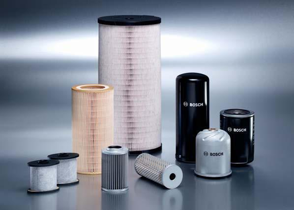 Filtros de óleo Bosch: Fiabilidade sustentável Os filtros de óleo Bosch cumprem as normas de qualidade de equipamento original.