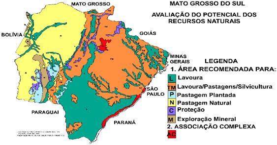 Mato Grosso do Sul possui 327.125 2 de extensão, sendo que 95.000 2 de Pantanal sul-mato-grossense e o restante de cerrado, com áreas agricultáveis ou propícias a pecuária em sua totalidade.